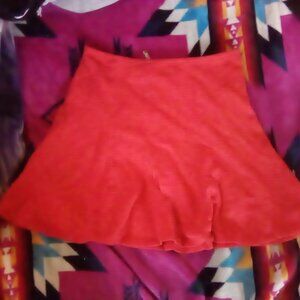 Red Skater Skirt
